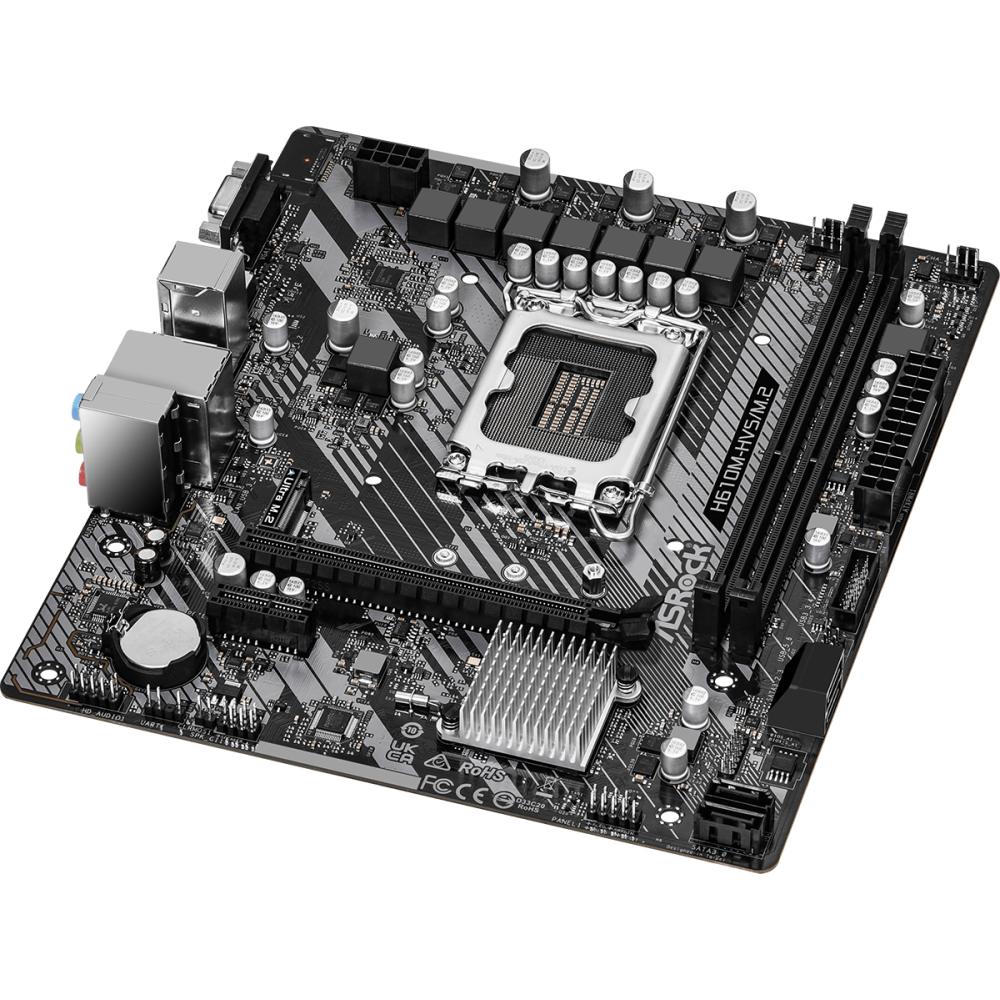 Pamatplate ASRock H610M-HVS/M.2 R2.0 - foto 2