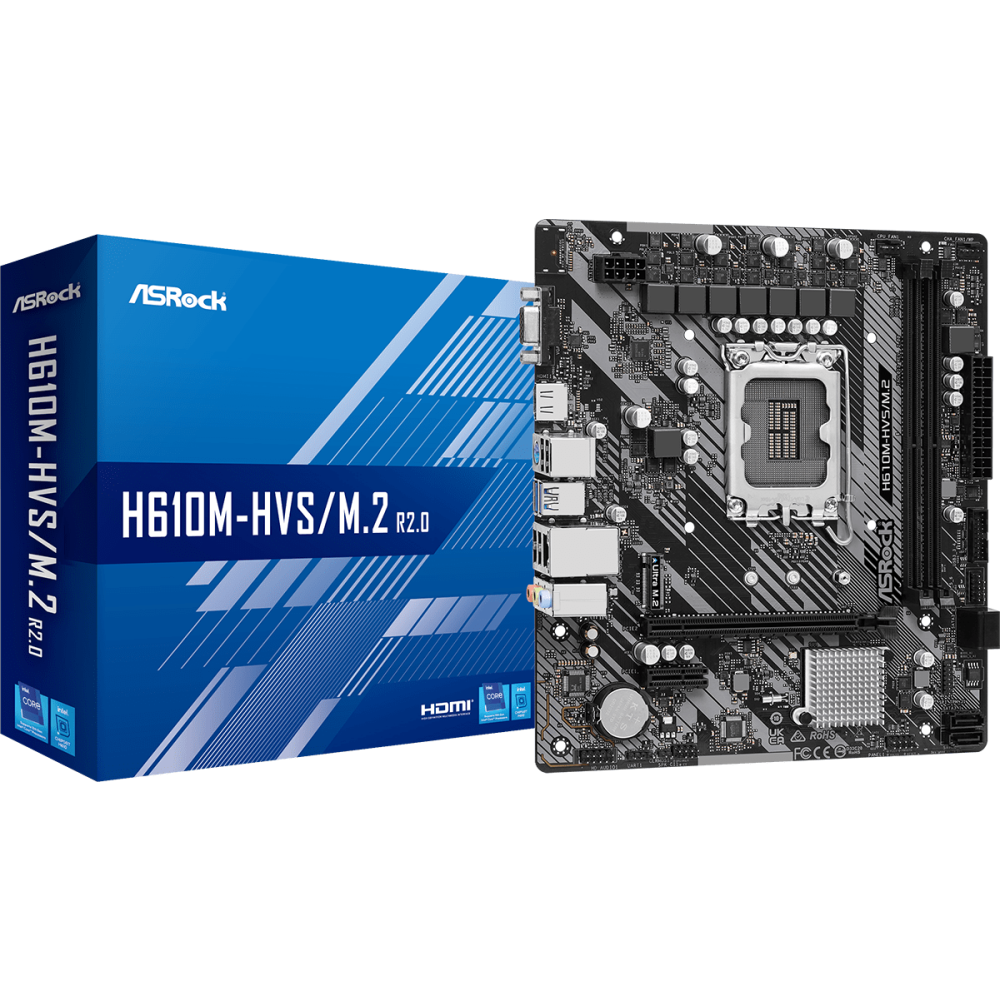 Pamatplate ASRock H610M-HVS/M.2 R2.0 - foto 5
