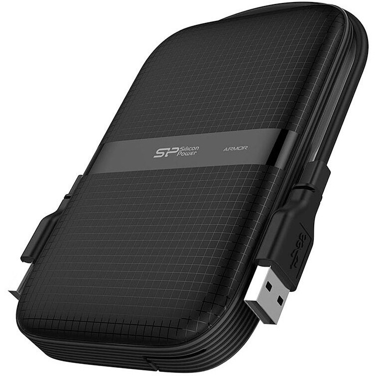 Disque dur externe 1Tb Silicon Power Armor A60 Black (SP010TBPHDA60SCA)