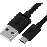 Kabelis USB - microUSB, 0.5m, Greenconnect GCR-53608