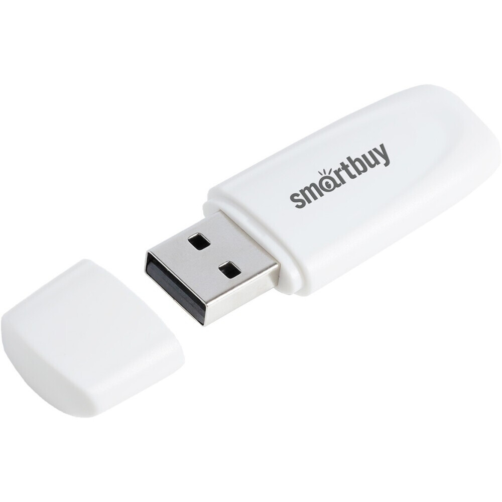 USB zibatmiņa 4Gb SmartBuy Scout White (SB004GB2SCW)