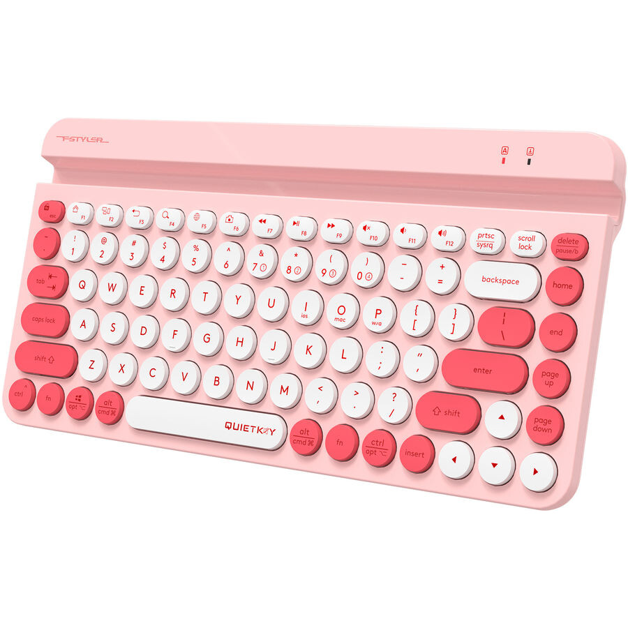 Tastatūra A4Tech Fstyler FBK30 Pink - foto 4