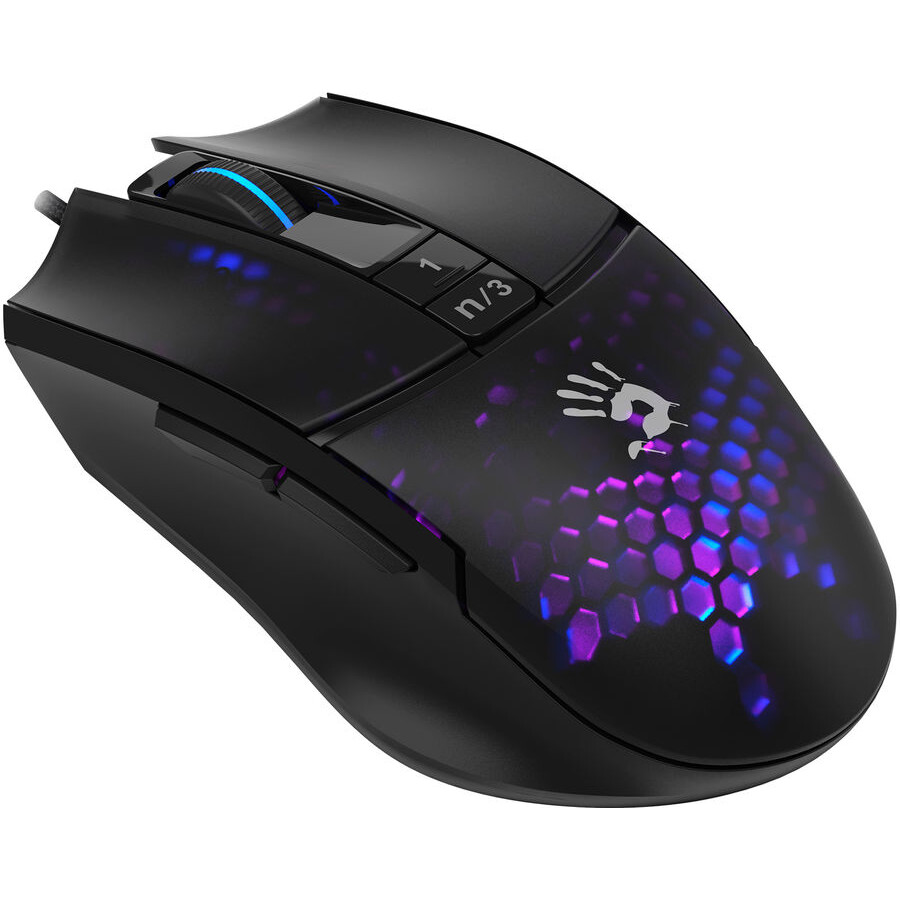 Pele A4Tech Bloody L65 Max Black/Purple - foto 4