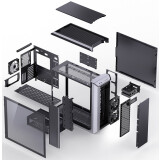 Datoru korpuss Jonsbo D500 Silver