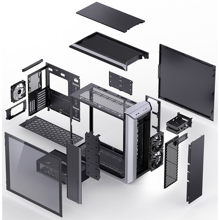 Boitiers PC Jonsbo D500 Silver - photo 8