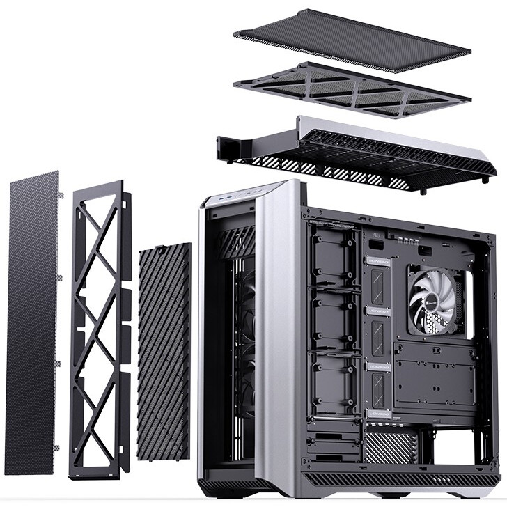 Boitiers PC Jonsbo D500 Silver - photo 9