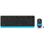 Tastatūra + pele A4Tech Fstyler FG1010 Black/Blue