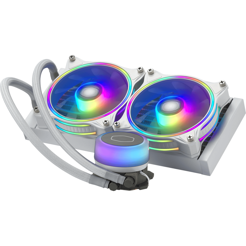 Ūdens dzesētājs Cooler Master MasterLiquid ML240 Illusion White (MLX-D24M-A18PW-R1)