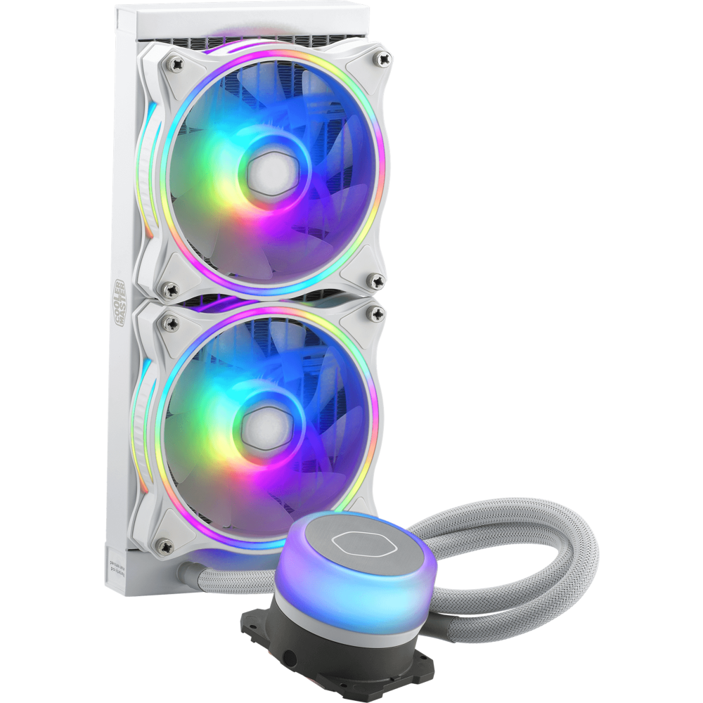 Ūdens dzesētājs Cooler Master MasterLiquid ML240 Illusion White (MLX-D24M-A18PW-R1) - foto 3