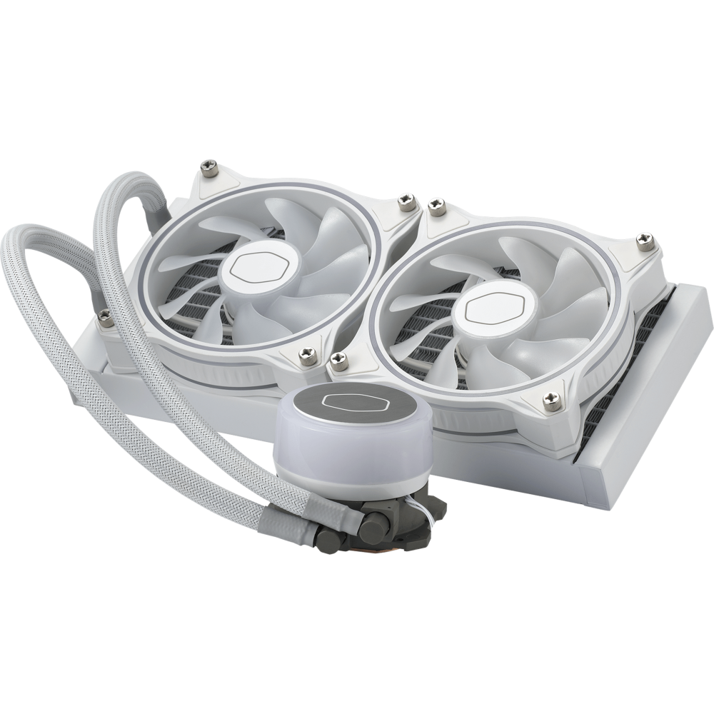 Ūdens dzesētājs Cooler Master MasterLiquid ML240 Illusion White (MLX-D24M-A18PW-R1) - foto 4