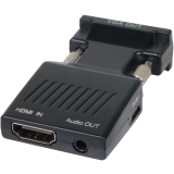 Appariement de paires HDMI (F) - VGA (M) + audio, VCOM CA336A