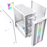 Datoru korpuss Powercase Mistral Evo White (CMIEW-F4S)