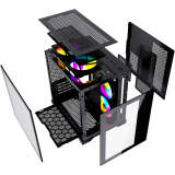 Boitiers PC Powercase Vision Micro Black (CVBM-L4)