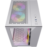 Datoru korpuss Powercase Vision Micro White (CVWM-L4)