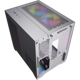 Datoru korpuss Powercase Vision Micro White (CVWM-L4)