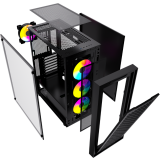 Datoru korpuss Powercase Attica X4B (CAEB-L4)