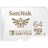 Atmiņas kartes 64Gb MicroSD SanDisk Nintendo Switch (SDSQXAT-064G-GN3ZN)