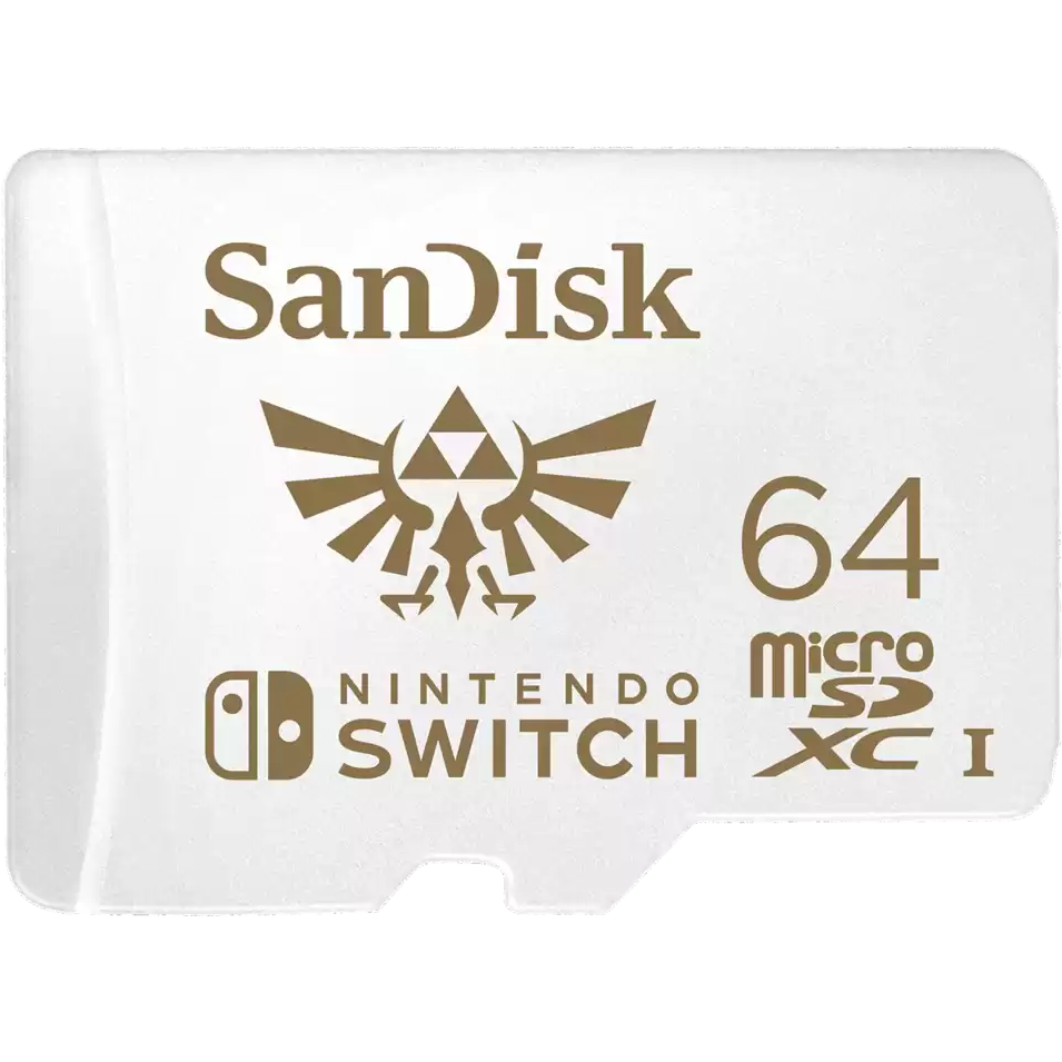 Atmiņas kartes 64Gb MicroSD SanDisk Nintendo Switch (SDSQXAT-064G-GN3ZN)