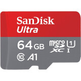 Atmiņas kartes 64Gb MicroSD SanDisk Ultra (SDSQUAB-064G-GN6MN)