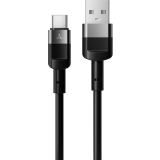 Kabelis USB - USB Type-C, 1m, Accessstyle AC50-T100 Black