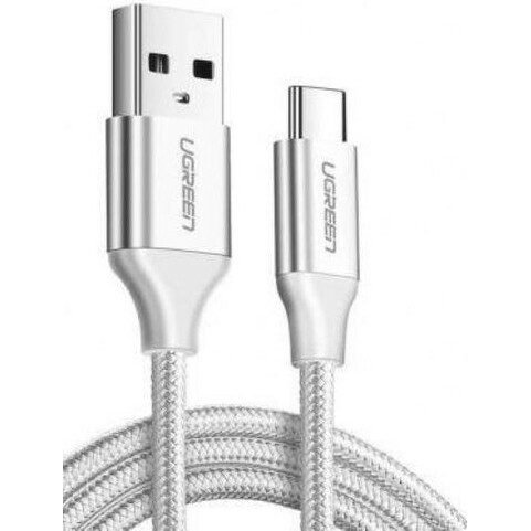 Kabelis USB - USB Type-C, 2m, UGREEN US288 White - 60133