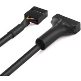 Pārejas savienojums USB 2.0 8-pin - USB 3.0 19-pin for motherboard, 15cm, Greenconnect GCR-U2U3