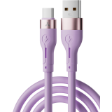 Kabelis USB - USB Type-C, 1m, Accesstyle AC30-S100 Violet
