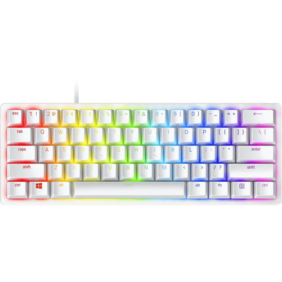 Tastatūra Razer Huntsman Mini Mercury White (Red Switch) - RZ03-03392200-R3R1