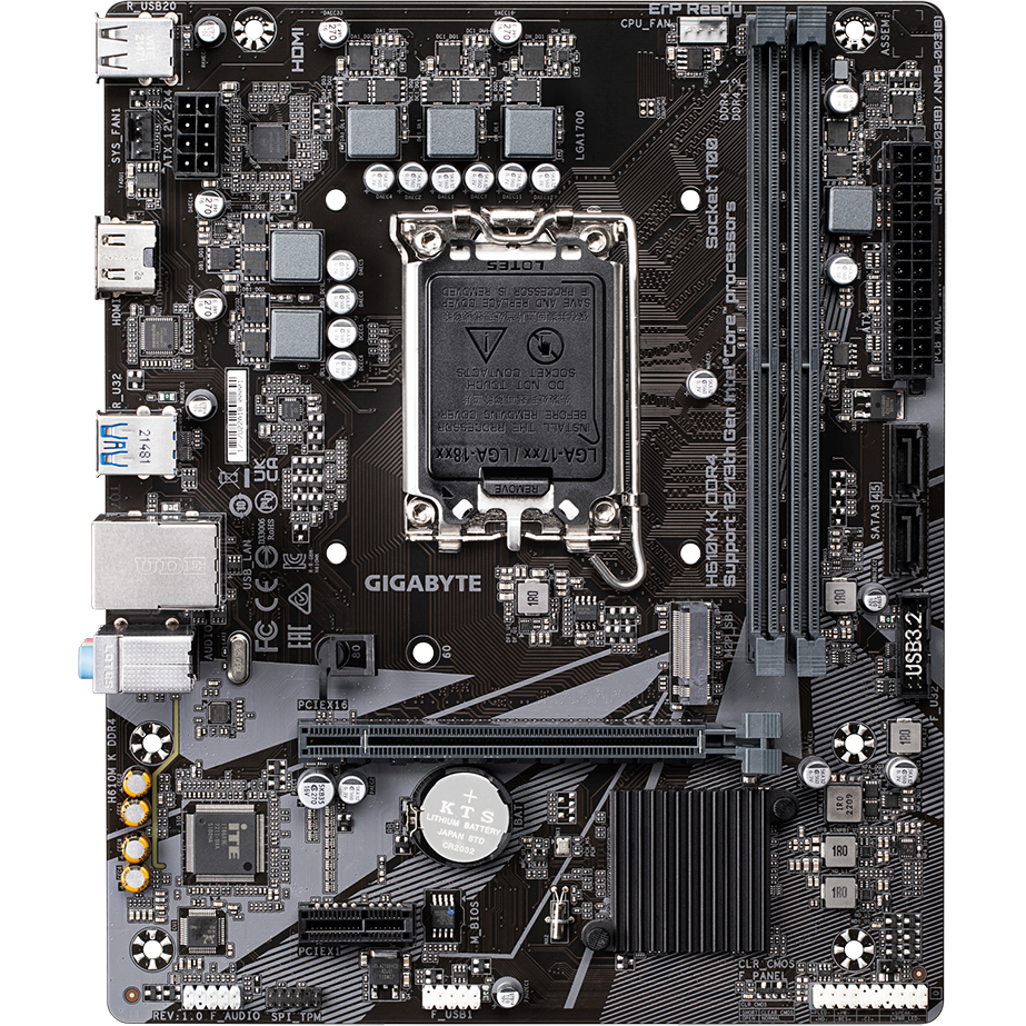 Pamatplate Gigabyte H610M K DDR4