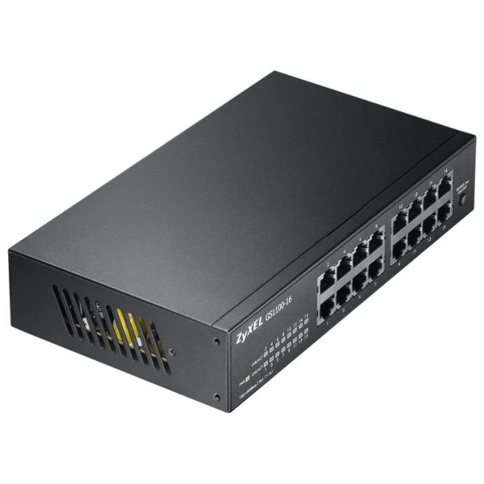 Slēdzis (komutators) Zyxel GS1100-16 - foto 4
