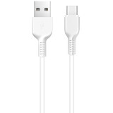 Kabelis USB - USB Type-C, 1m, HOCO X13 White (HC-61199)