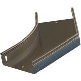 Kabeļu renes leņķis Hyperline RST-AHS45-150-50-0,8-R100-SZ