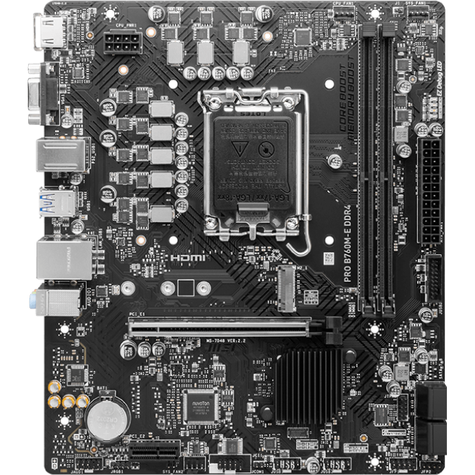 Pamatplate MSI PRO B760M-E DDR4