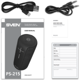 Pārnēsājama akustika Sven PS-215 Black (SV-021535)