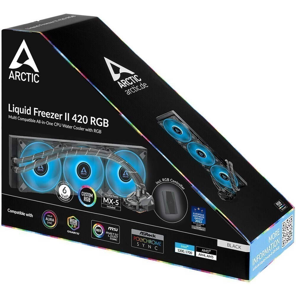 Ūdens dzesētājs Arctic Cooling Liquid Freezer II 420 RGB with Controller - ACFRE00111A - foto 6