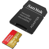 Atmiņas kartes 128Gb MicroSD SanDisk Extreme + SD adapter (SDSQXAA-128G-GN6MA)
