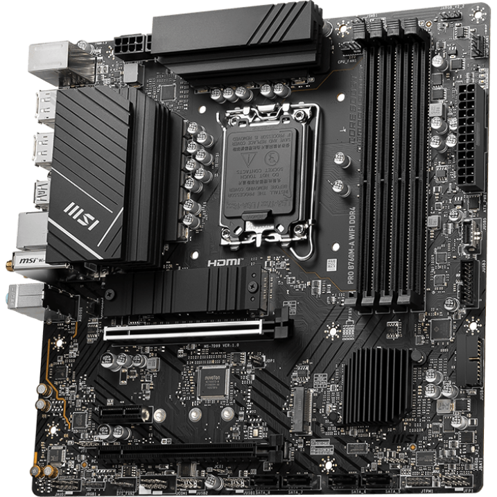 Carte mère MSI PRO B760M-A WIFI DDR4 - photo 2