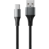 Kabelis USB - USB Type-C, 1m, Accessstyle AC30-F100M Black