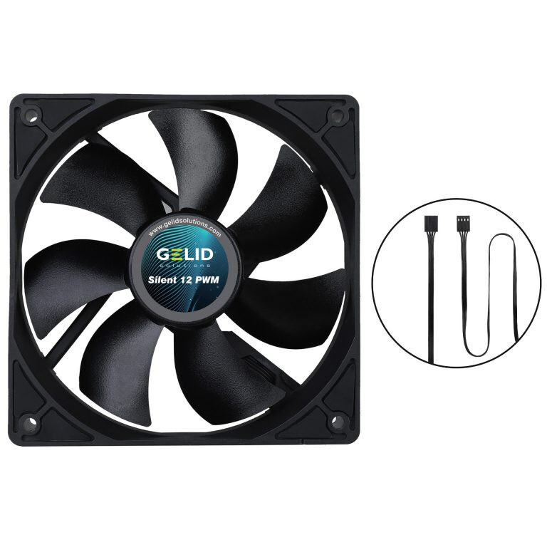 Korpusa dzesētājs GELID Silent 12 PWM (FN-PX12-16) - foto 2