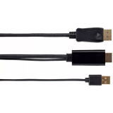 Cable DisplayPort (M) - HDMI (M), 1.8m, VCOM CG599AC-1.8M