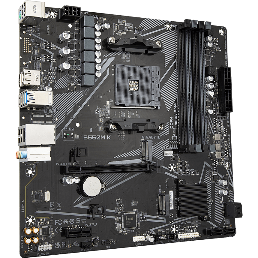 Pamatplate Gigabyte B550M K - foto 2