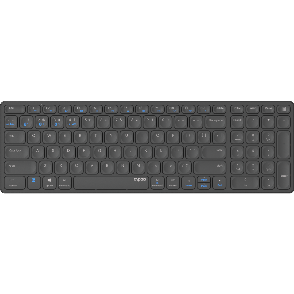 Clavier Rapoo E9700M Dark Grey - 14515