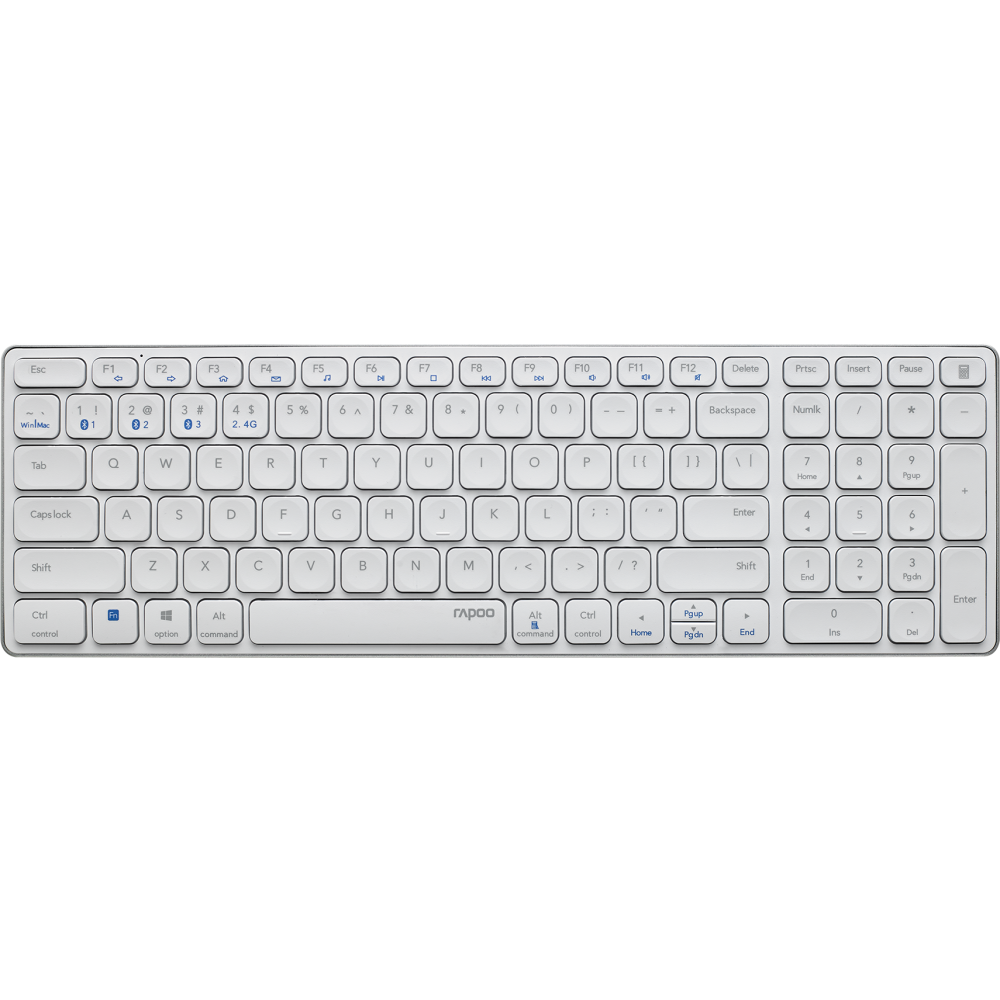 Tastatūra Rapoo E9700M White - 14516