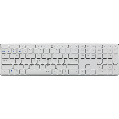 Tastatūra Rapoo E9800M White - 14518