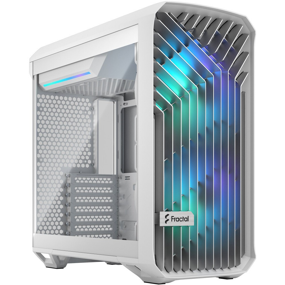 Datoru korpuss Fractal Design Torrent Compact RGB White TG Clear Tint - FD-C-TOR1C-05