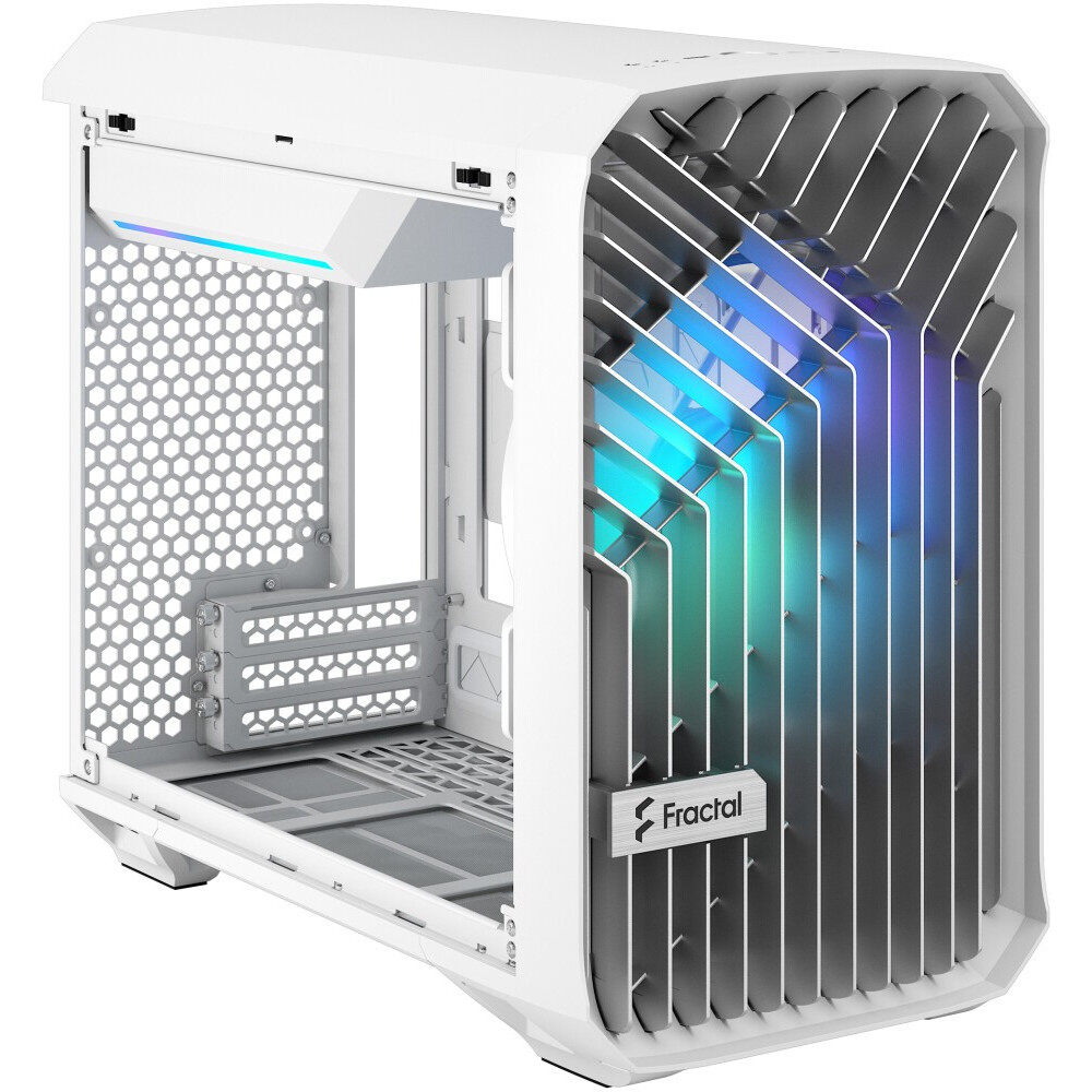 Datoru korpuss Fractal Design Torrent Nano RGB White TG Clear Tint - FD-C-TOR1N-05 - foto 3