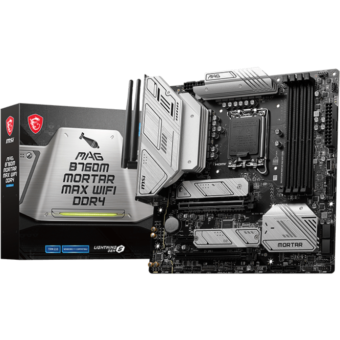 Pamatplate MSI MAG B760M MORTAR MAX WIFI DDR4 - foto 5