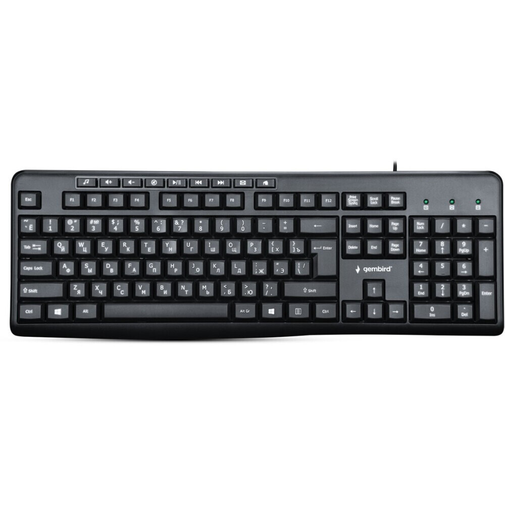 Tastatūra Gembird KB-8440M Black