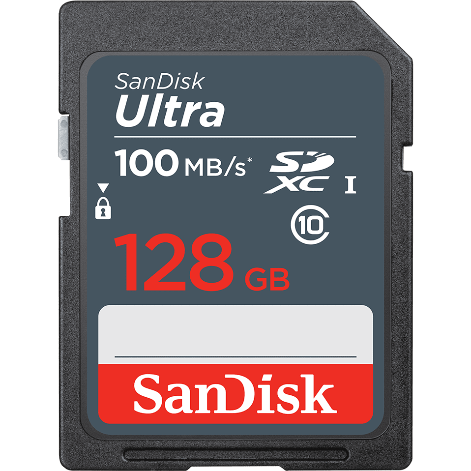 Atmiņas kartes 128Gb SD SanDisk Ultra (SDSDUNR-128G-GN3IN)