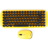 Tastatūra + pele Gembird KBS-9000 Yellow